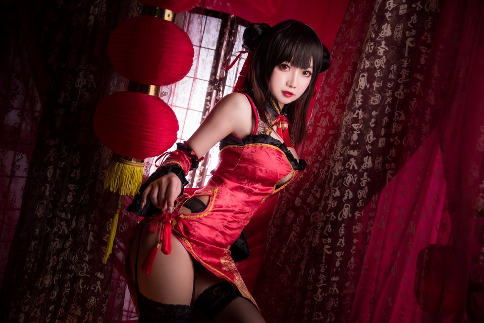 Tokisaki Kurumi Sườn Xám – ảnh 11