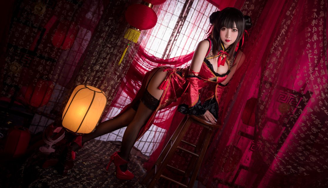 Tokisaki Kurumi Sườn Xám – ảnh 12