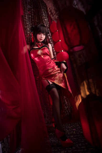 Tokisaki Kurumi Sườn Xám – ảnh 18