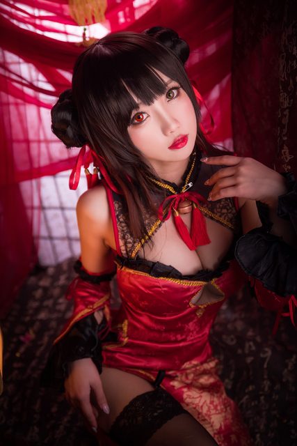 Tokisaki Kurumi Sườn Xám – ảnh 21