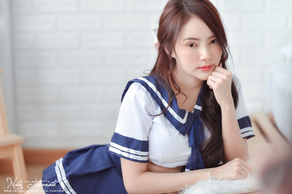 Nattanicha Pw Japanese School Girl Uniform – photo 14