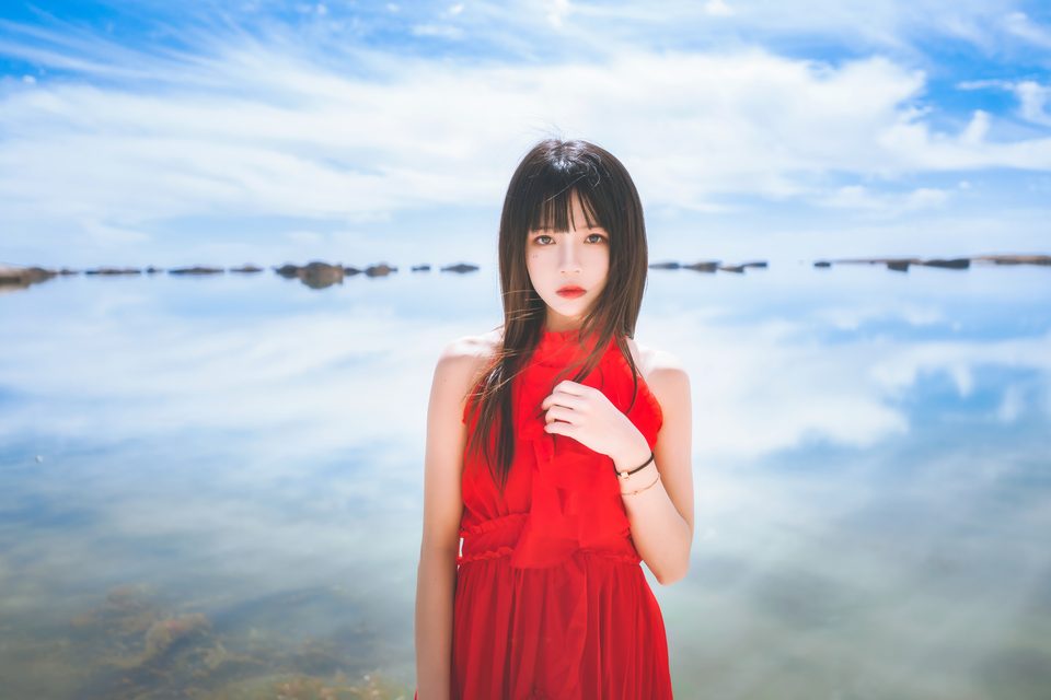 海边红裙 – photo 21