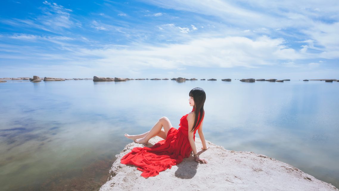 海边红裙 – photo 24